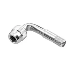 Moderní V BIKE (VICMA) úhlový adaptér (90˚) pro ventil kola stříbrná (12028)