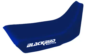 Ověřený BLACKBIRD potah sedla YAMAHA XT 600 90-95 TRADITIONAL LOGO YAMAHA barva světle modrá