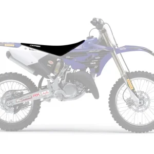 Celosvětová Doprava BLACKBIRD potah sedla YAMAHA YZ 125/250 02-21 zebra barva černá světle modrý