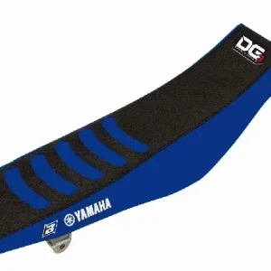 Nejlepší Volba BLACKBIRD potah sedla YAMAHA YZ 250F 06-09, YZ 450F 06-09; WR 250F 07-14, WR 450F 07-11 doUBLE GRIP 3 barva černá světle modrý