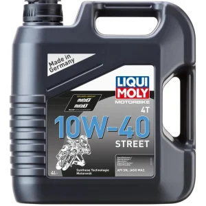 Vysoce Kvalitní LIQUI MOLY motorový olej MOTORBIKE 4T 10W40 STREET 4L (4)