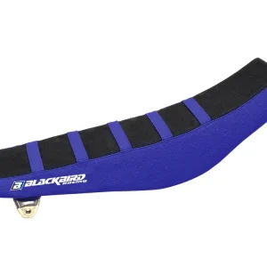 Horká Nabídka BLACKBIRD potah sedla YAMAHA YZ 250F 14-18, YZ 450F 14-19, WR 250F 15-19, WR 450F 16-18 zebra barva světle modrá černá
