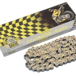 Přímo Od Výrobce REGINA hnací řetěz 420OROY (132 článků) STREET do 110 ccm zlatá (124OROY/1001) (bez O-kroužků)
