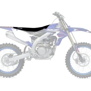 Nízká Cena BLACKBIRD potah sedla YAMAHA YZ 250F 24; YZ 450F 23-24 zebra barva černá světle modrý (REAL FOTO)
