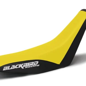BLACKBIRD potah sedla SUZUKI DR 350 90-99 (16) TRADITIONAL barva černá žlutá Prémiový