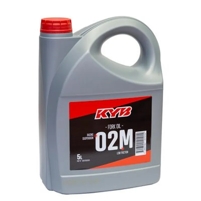 Oblíbený KYB (KAYABA) olej do teleskopů / tlumičů / zavěšení KYB 02M OIL - FORK FRONT, KHL15-11, SAE 5W, 5L KYB FF OIL 02M (AKC)