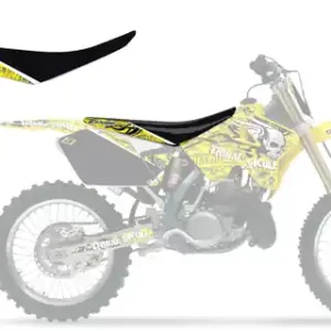 Trendový BLACKBIRD potah sedla SUZUKI RMZ 450 08-17 (11) TRIBAL SKULL