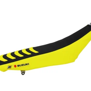 BLACKBIRD potah sedla SUZUKI RMZ 450 08-17 doUBLE GRIP 3 barva černá žlutá (17) Levný