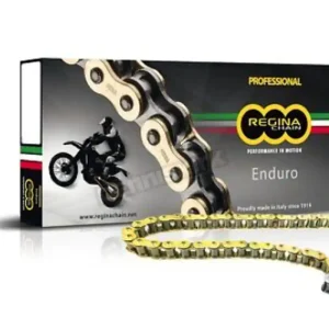 REGINA hnací řetěz 525ZRE (114 článků) Z-RING ENDURO do 750 ccm zlatá včetně spojek (137ZRE/013) Sezónní Sleva