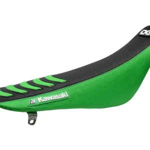 Cenový Hit BLACKBIRD potah sedla KAWASAKI KX 125-250 03-08 doUBLE GRIP barva zelená černá