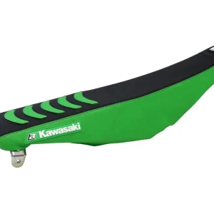 BLACKBIRD potah sedla KAWASAKI KXF 250 13-20, KXF 450 12-18 doUBLE GRIP 3 barva černá zelená Výhodná Nabídka