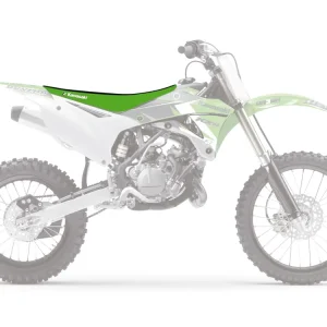 BLACKBIRD potah sedla KAWASAKI KX 85 14-25 doUBLE GRIP 3 barva černá zelená Nová Kolekce