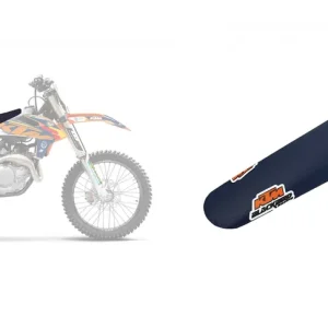 Levný BLACKBIRD potah sedla KTM SX/SXF 19-22, EXC 20-23 MOON LOGO KTM barva tmavě modrá