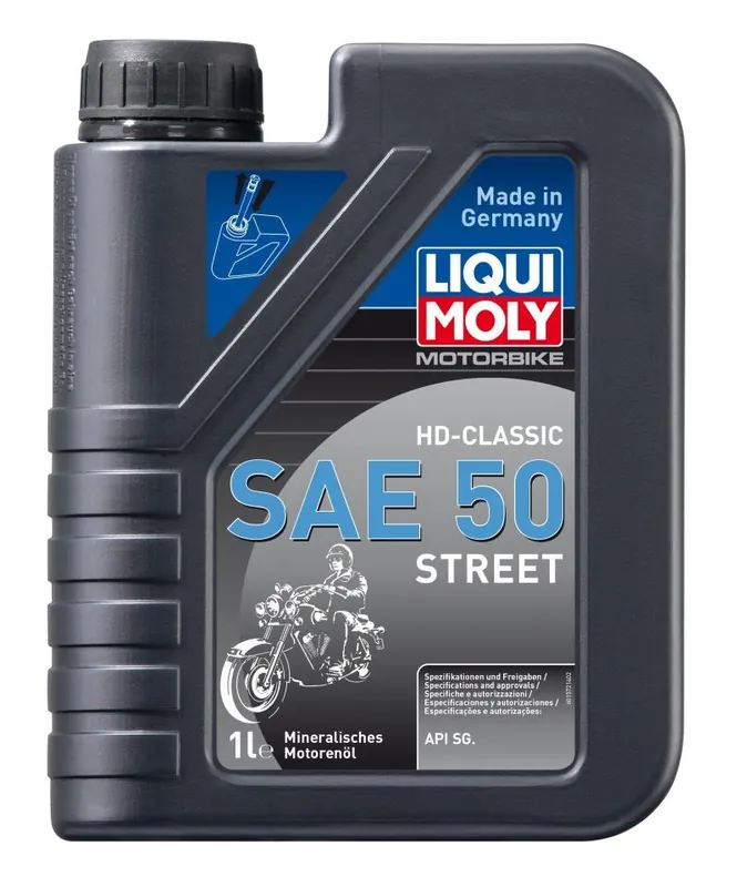 LIQUI MOLY motorový olej minerální HD-CLASSIC SAE 50 4T 1L (6) Jen Po Omezenou Doba