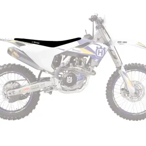 Luxusní BLACKBIRD potah sedla HUSQVARNA FC/TC 16-18, TE/FE 17-19 zebra barva žlutá černá