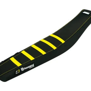 BLACKBIRD potah sedla HUSQVARNA TC 85 18-23 zebra barva černá žlutá Ruční Výroba