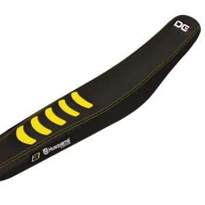 BLACKBIRD potah sedla HUSQVARNA FC/TC 19-22, TE/FE 20-23 doUBLE GRIP 3 barva černá žlutá Velkoobchod