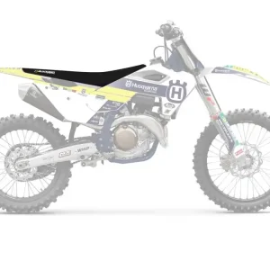 BLACKBIRD potah sedla HUSQVARNA TC/FC 125/250/350/450 23 (FC/TC ALL modelS) zebra barva černá žlutá Cenový Hit