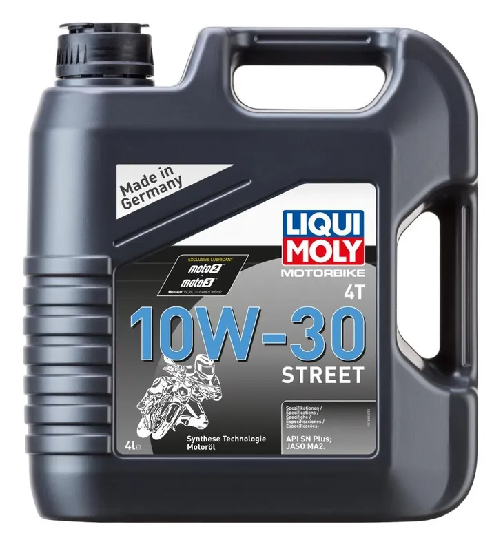 Ihned K Objednání LIQUI MOLY motorový olej MOTORBIKE 4T 10W30 STREET 4L (4)