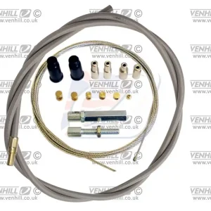 Lanko plynu univerzální sada Venhill U01-4-100-GY 1,35m (dvoutakt) šedá Zlevněný